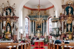Kirchliche Hochzeit in Corona-Zeiten im fränkischen Burgkunstadt IMG 9677w
