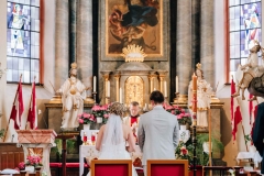 Kirchliche Hochzeit in Corona-Zeiten im fränkischen Burgkunstadt IMG 9783w