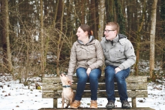 Kurzweiliges Paarshooting am Rothsee mit Hund Lucky IMG 8072w